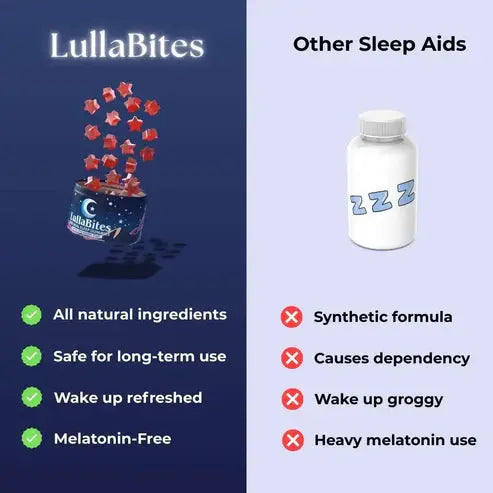 Melatonin-Free Sleep Gummies (60ct) LuxeSilk™