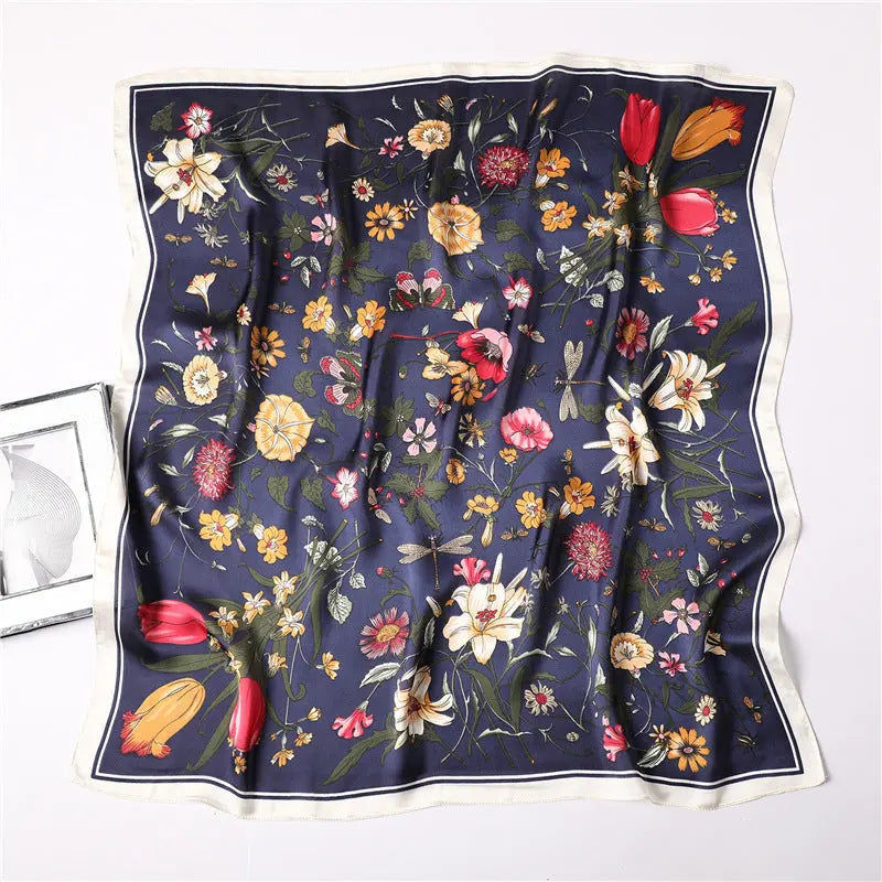 LuxeSilk Organic Mulberry Silk Square Bandana LuxeSilk™