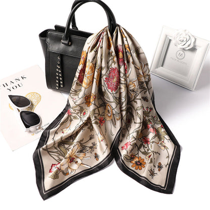 LuxeSilk Organic Mulberry Silk Square Bandana LuxeSilk™