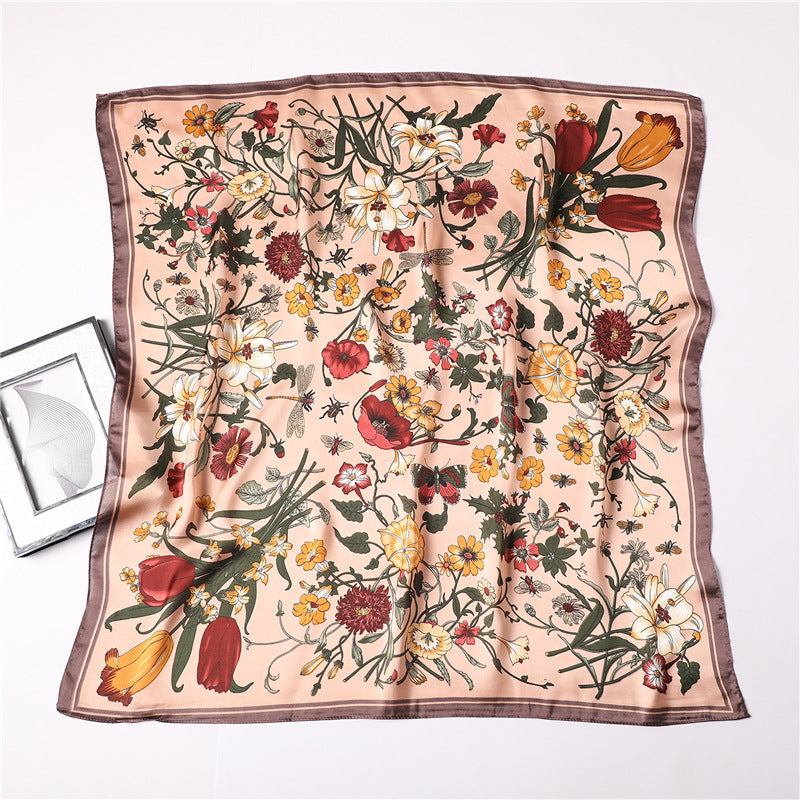 LuxeSilk Organic Mulberry Silk Square Bandana LuxeSilk™