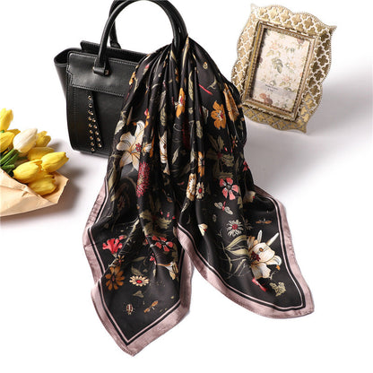 LuxeSilk Organic Mulberry Silk Square Bandana LuxeSilk™
