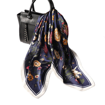 LuxeSilk Organic Mulberry Silk Square Bandana LuxeSilk™