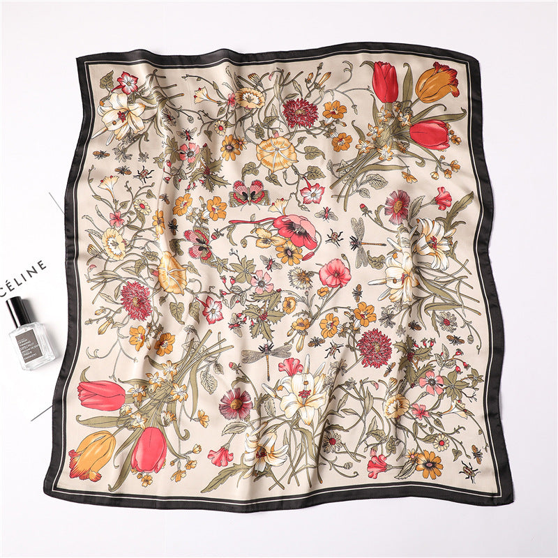 LuxeSilk Organic Mulberry Silk Square Bandana LuxeSilk™