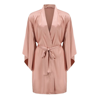 LuxeSilk Organic Mulberry Silk Stress-Reliving  Robe