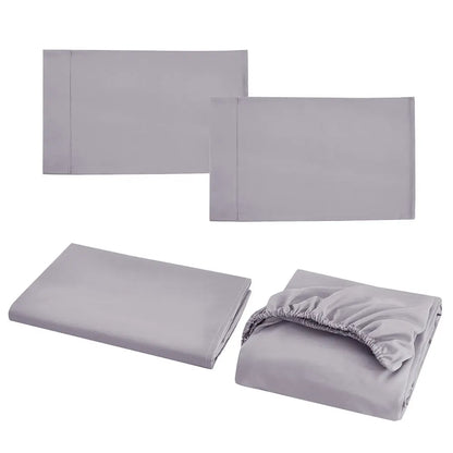 LuxeSilks Organic Mulberry Silk Four-piece Bedsheet Set LuxeSilk™