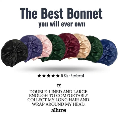 Overnight Hair-Repair Mulberry Silk Bonnet null