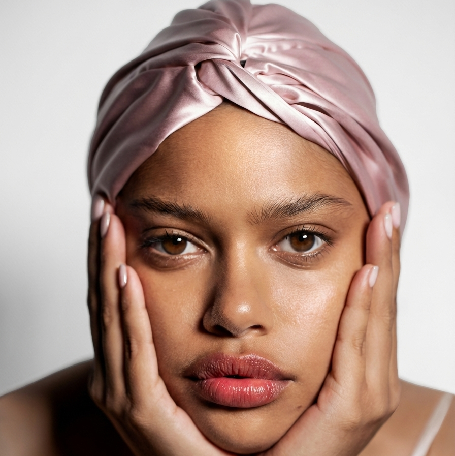 Overnight Hair-Repair Mulberry Silk-Bonnet null